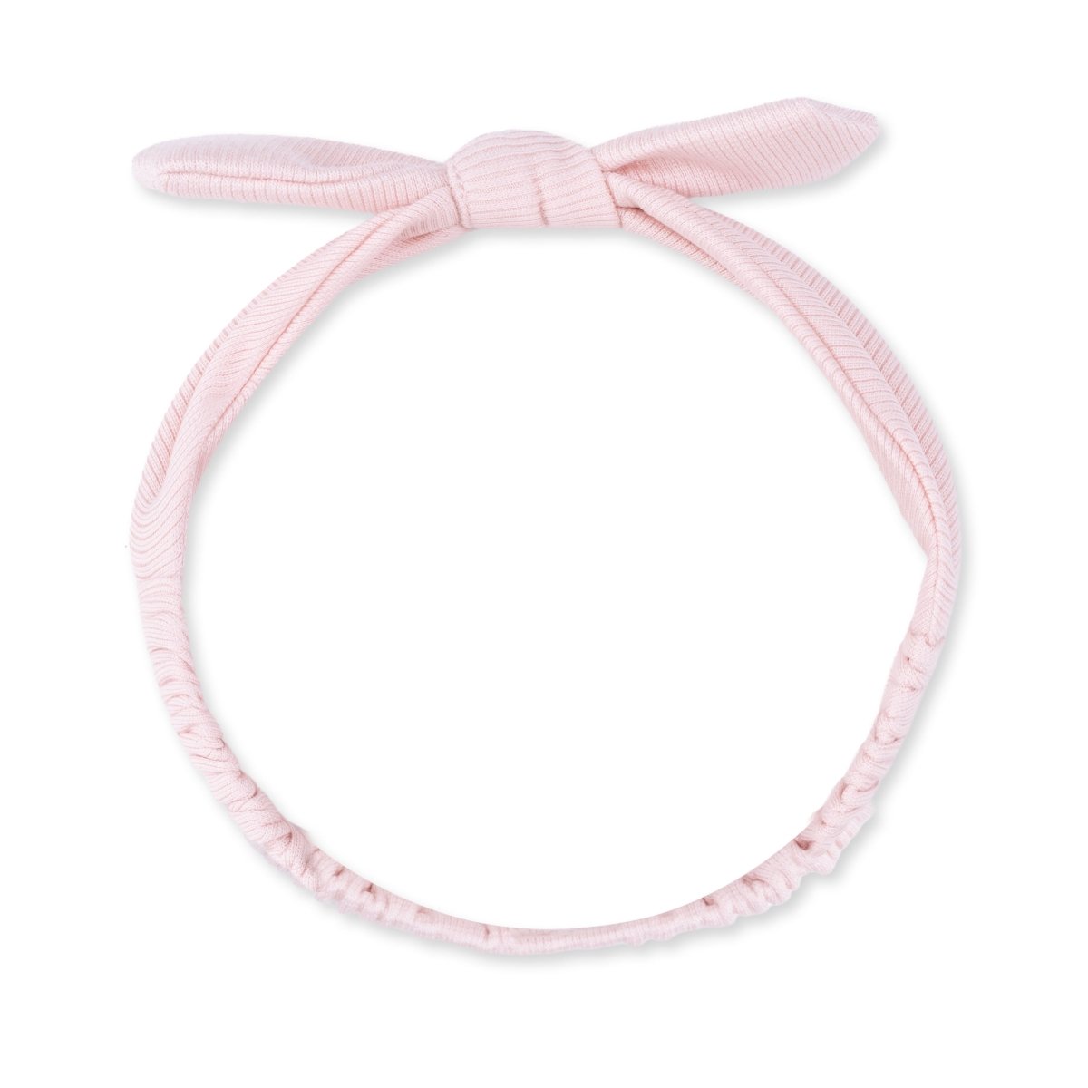 Solid Veiled Pink Rib - Knot Headband - Angel Dear Hair Accessories sold by Rosebud & Jo