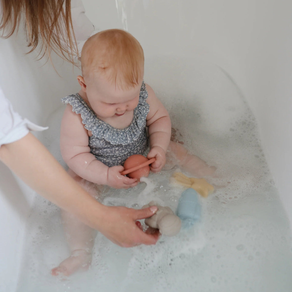 Space Bath Play Set - mushie Bath Toy sold by Rosebud & Jo