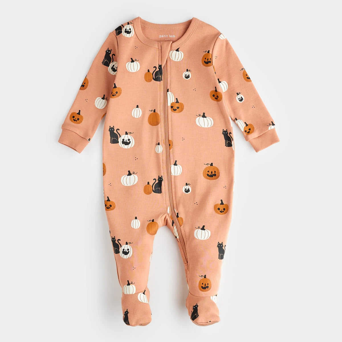 Spooky Season Footie Pajamas - Petite Lem sold by Rosebud & Jo