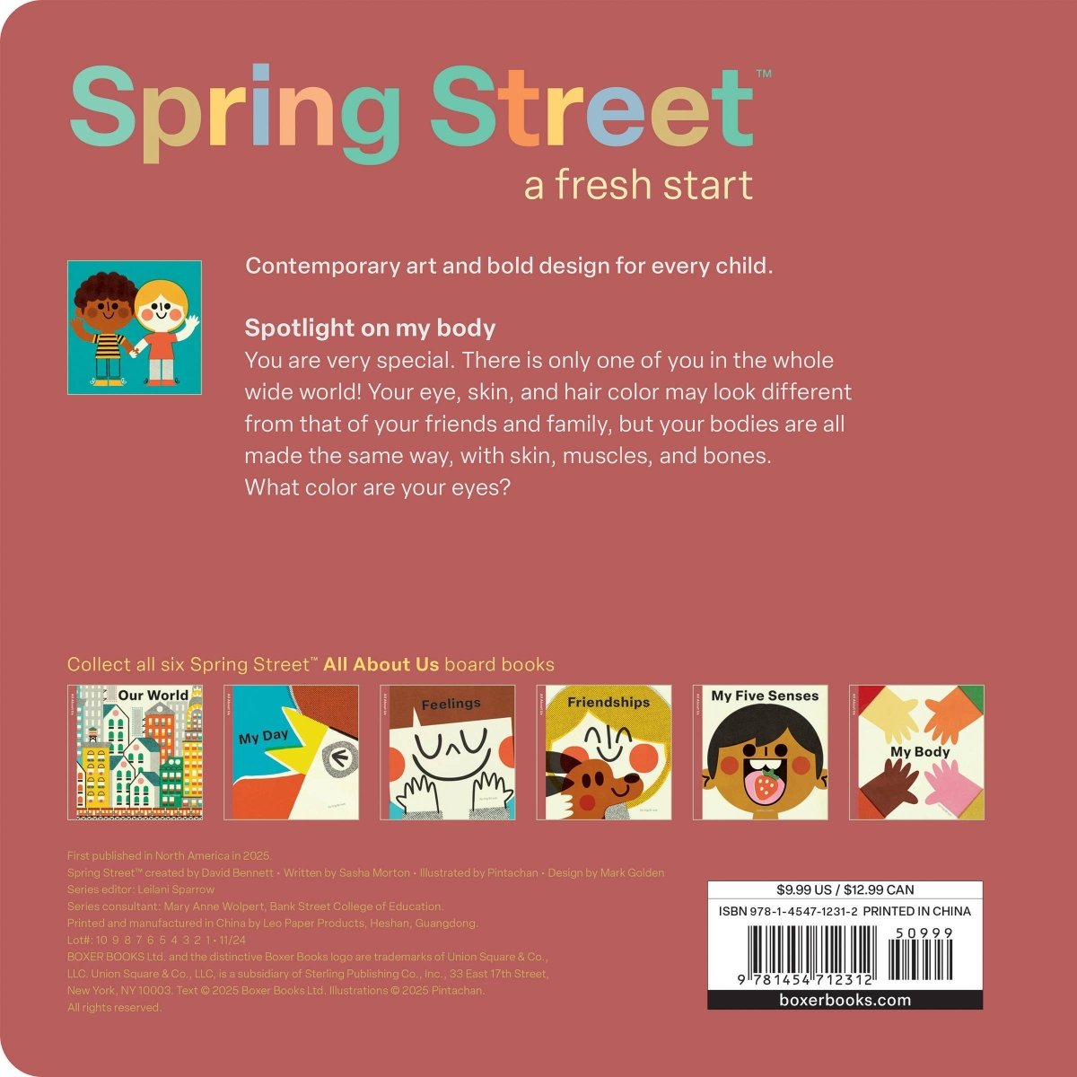Spring Street All About Us: My Body - Hachette Book Group Books sold by Rosebud & Jo
