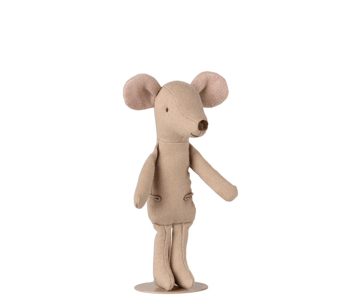Stand, Small - Mouse, Sand - Maileg Toys sold by Rosebud & Jo
