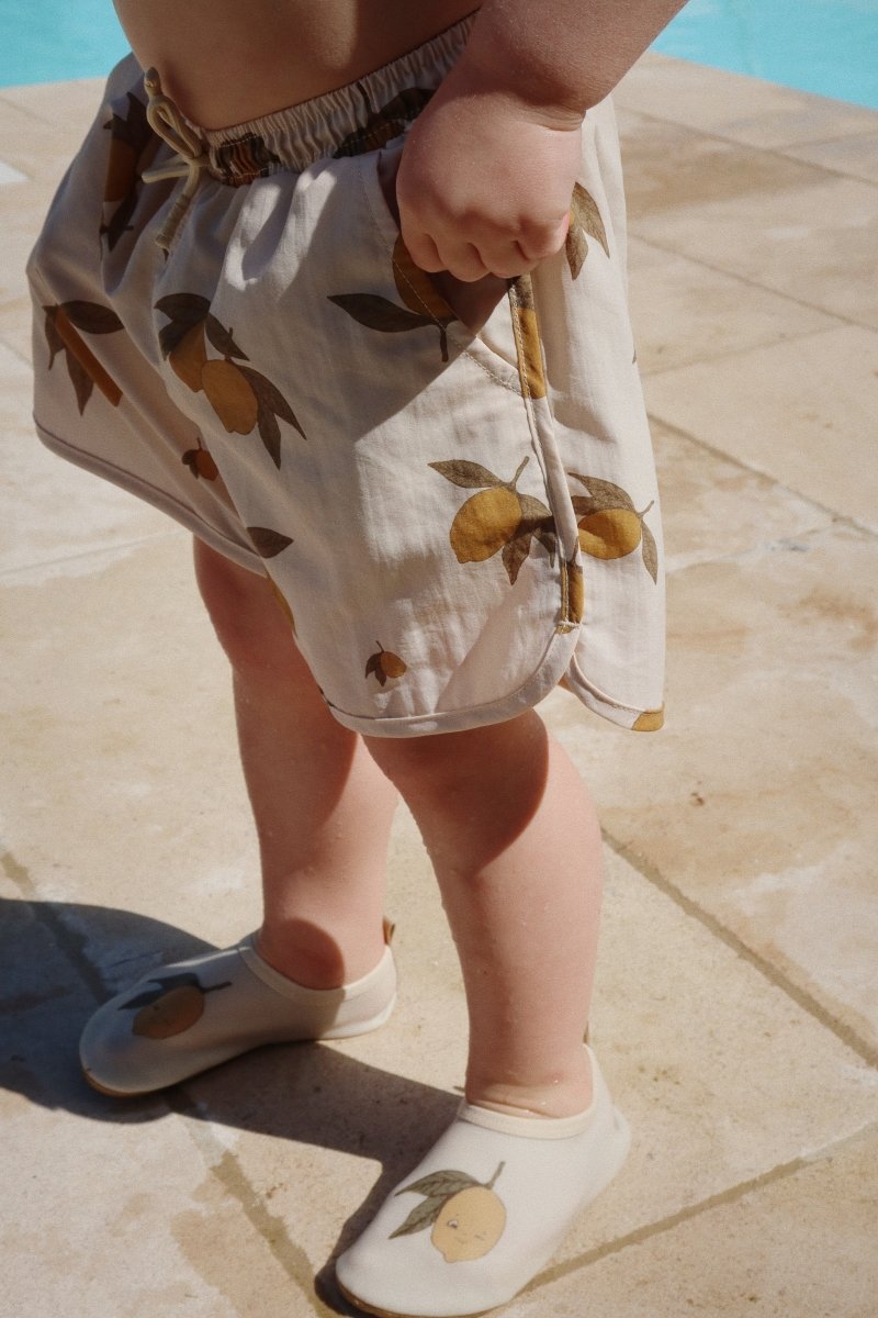 Sweet and Sour Lemon Boys Swim Shorts - Konges Sløjd A/S Baby & Toddler Clothing sold by Rosebud & Jo