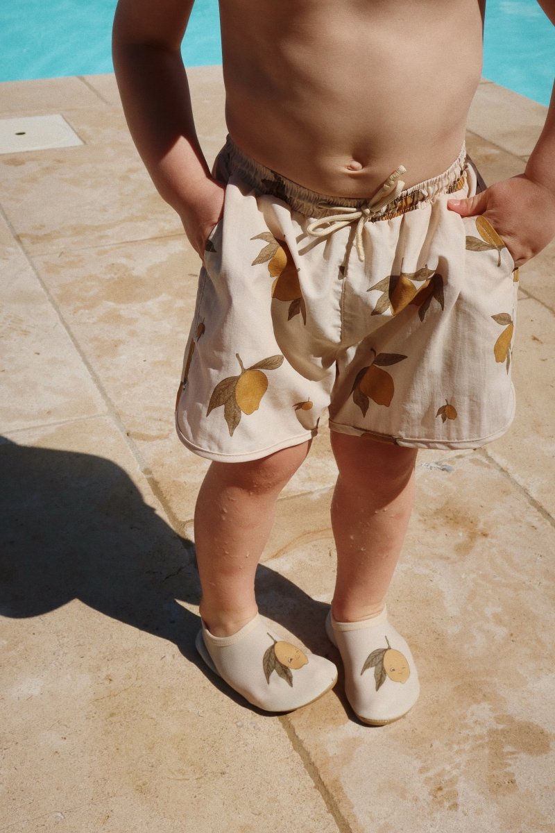 Sweet and Sour Lemon Boys Swim Shorts - Konges Sløjd A/S Baby & Toddler Clothing sold by Rosebud & Jo