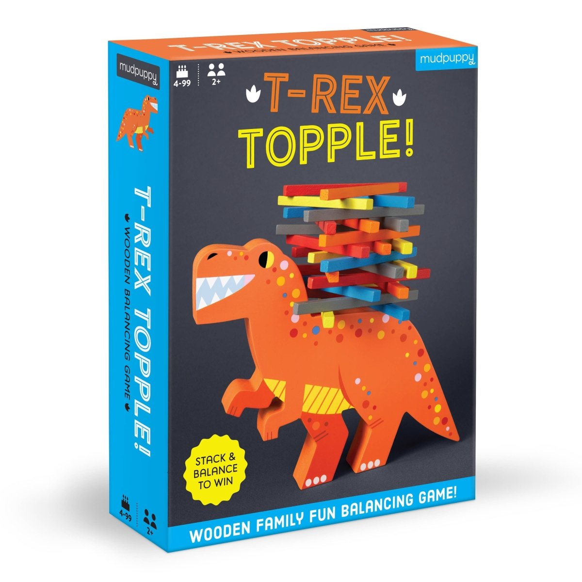 T - Rex Topple! Balancing Game - Chronicle Books Toys sold by Rosebud & Jo