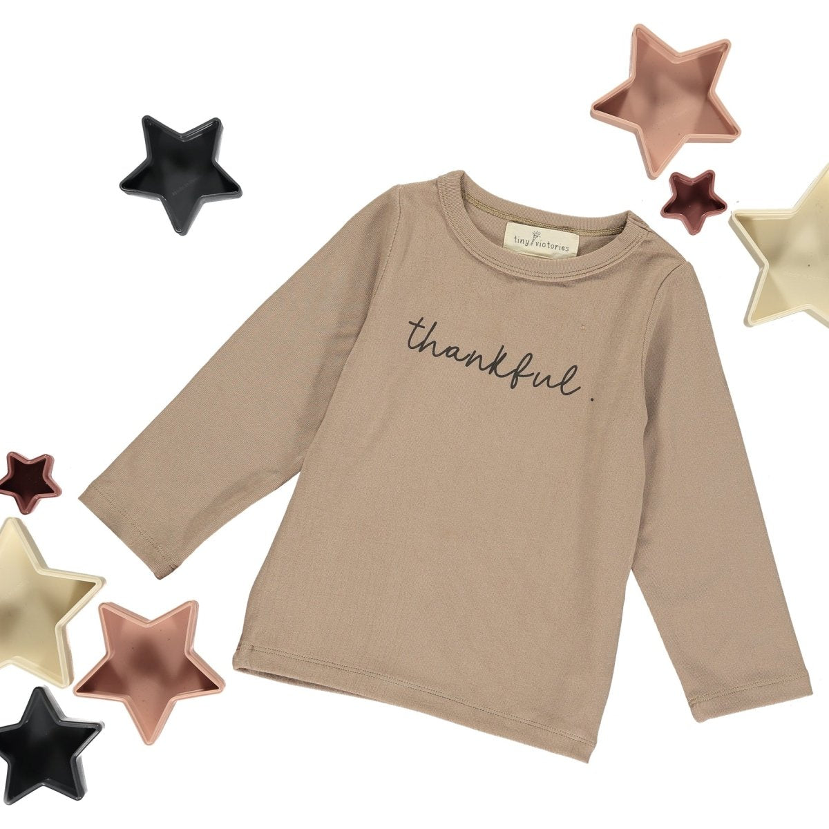 Thankful Long Sleeve Shirt - Tiny Victories Baby & Toddler Clothing sold by Rosebud & Jo