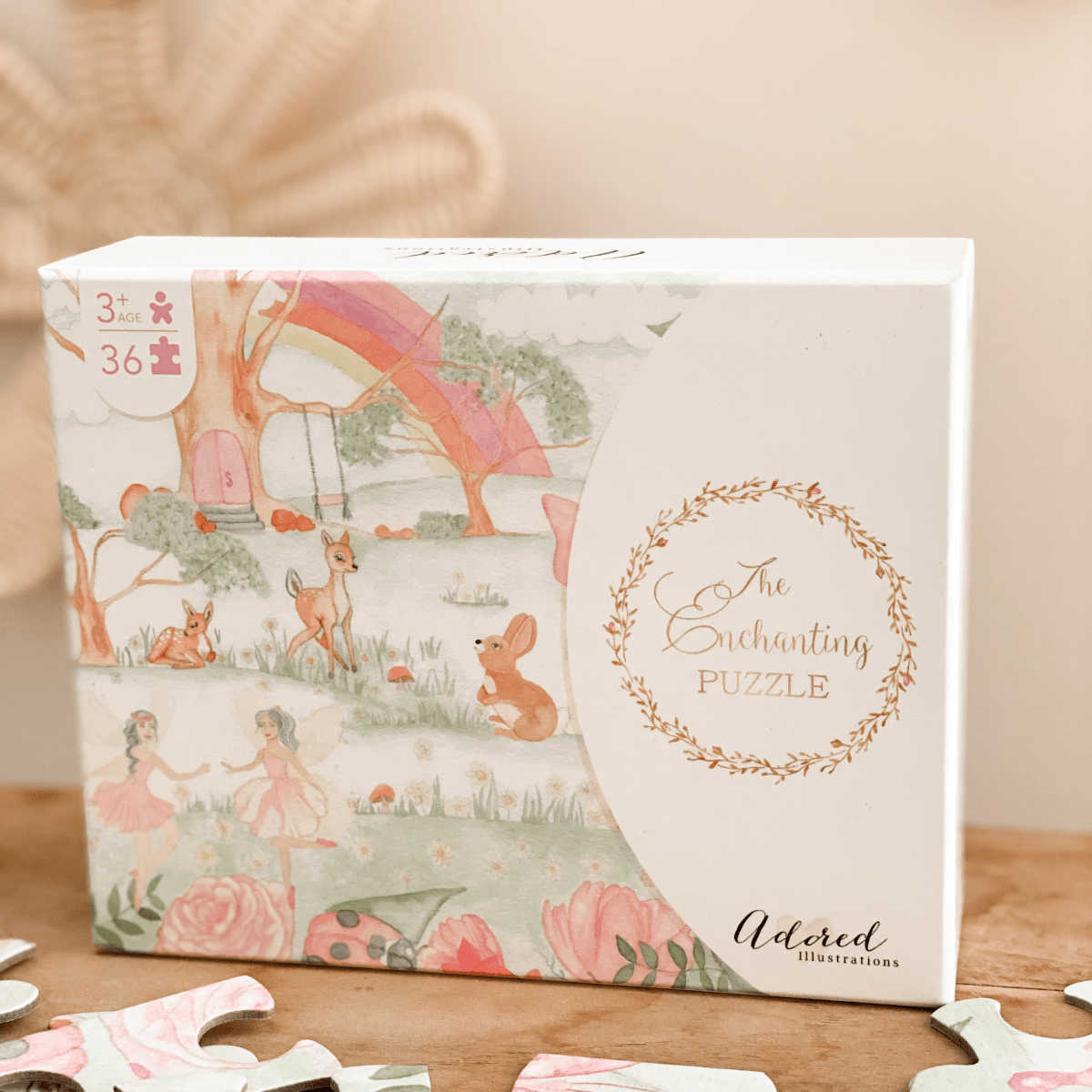 The Enchanting Puzzle - Adored Illustrations Puzzle sold by Rosebud & Jo