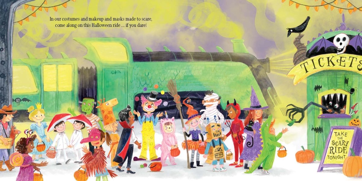 The Halloween Train - Chronicle Books Books sold by Rosebud & Jo