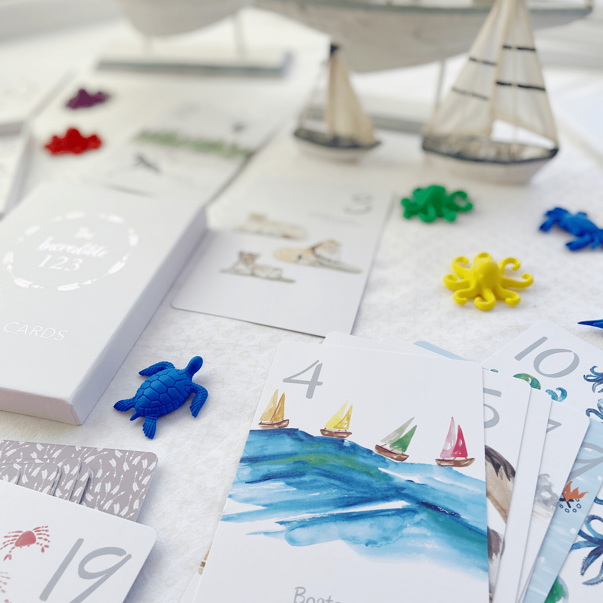 The Incredible 123 Flash Cards – Number Learning for Toddlers & Preschooler - Adored Illustrations Toys sold by Rosebud & Jo