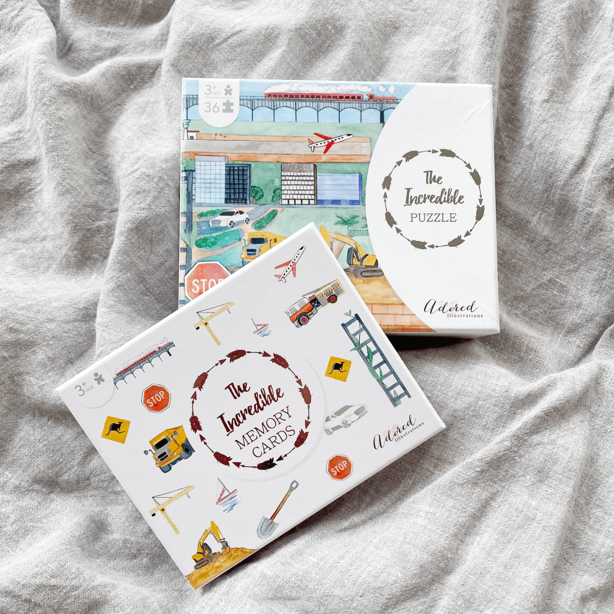 The Incredible Memory Card Game - Adored Illustrations Toys sold by Rosebud & Jo