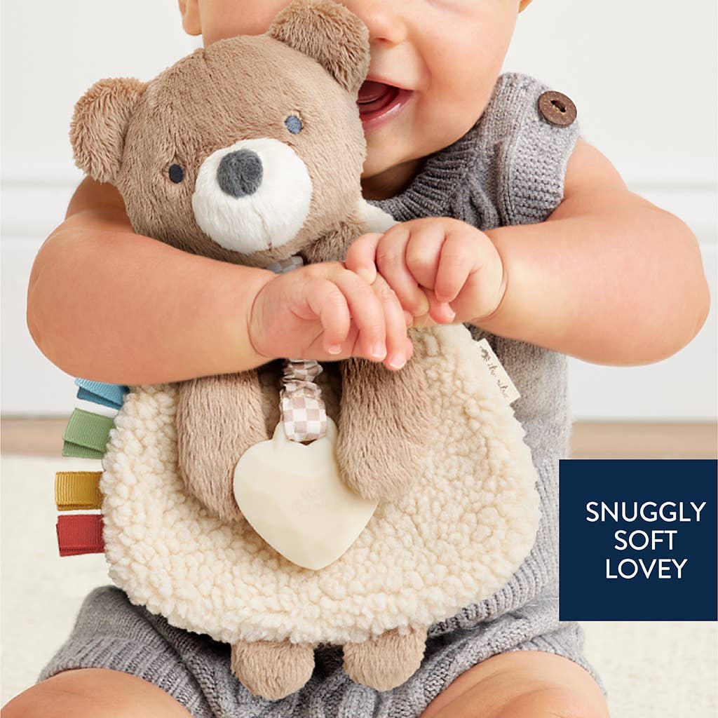 Theo the Bear Itzy Lovey - Itzy Ritzy Toy sold by Rosebud & Jo