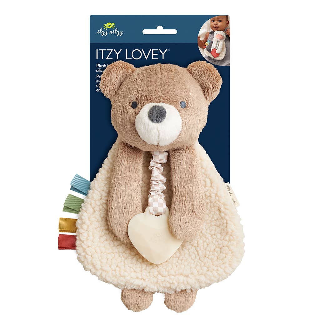 Theo the Bear Itzy Lovey - Itzy Ritzy Toy sold by Rosebud & Jo