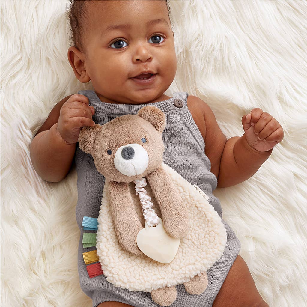 Theo the Bear Itzy Lovey - Itzy Ritzy Toy sold by Rosebud & Jo