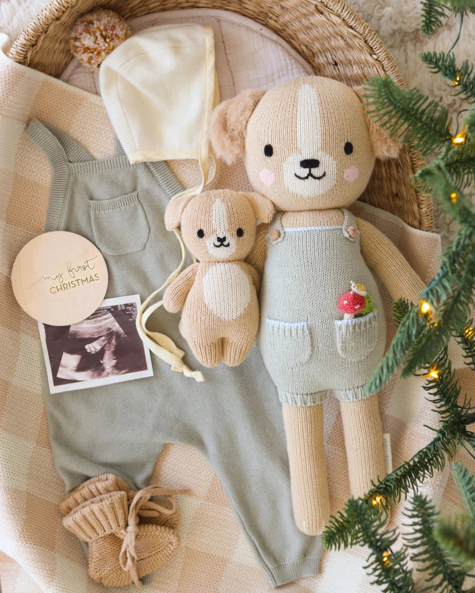 Theo the Golden Puppy | Cuddle & Kind - Cuddle + Kind Stuffed Animals sold by Rosebud & Jo