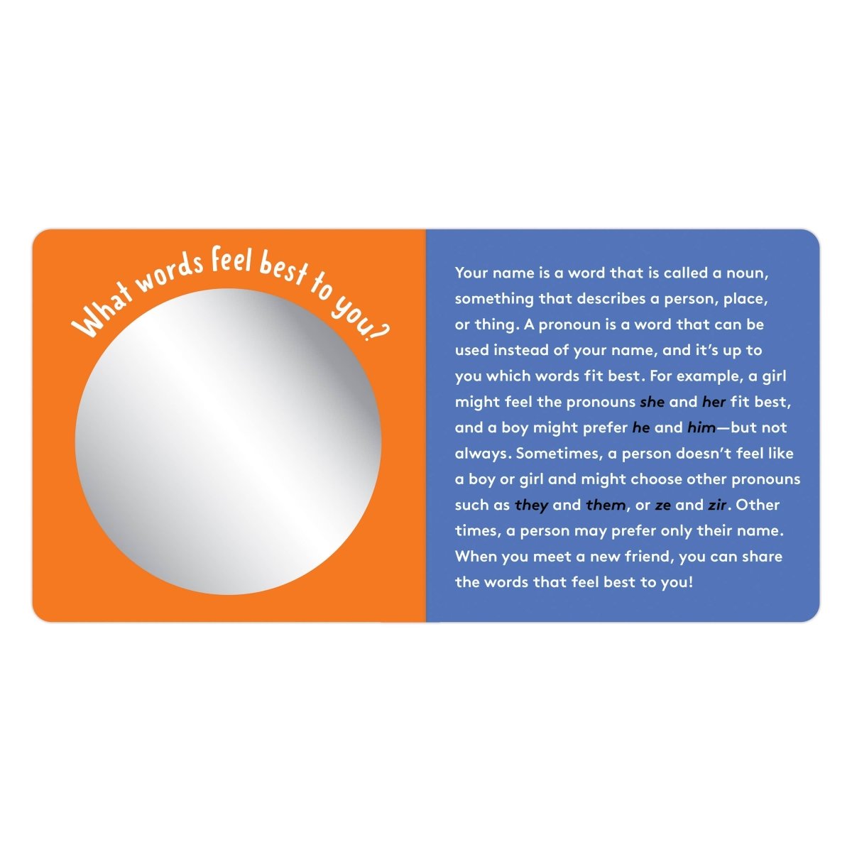 They, He, She: Words for You and Me Board Book - Chronicle Books Books sold by Rosebud & Jo