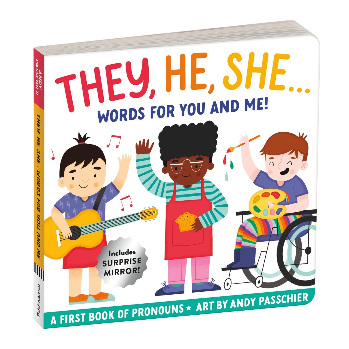 They, He, She: Words for You and Me Board Book - Chronicle Books Books sold by Rosebud & Jo