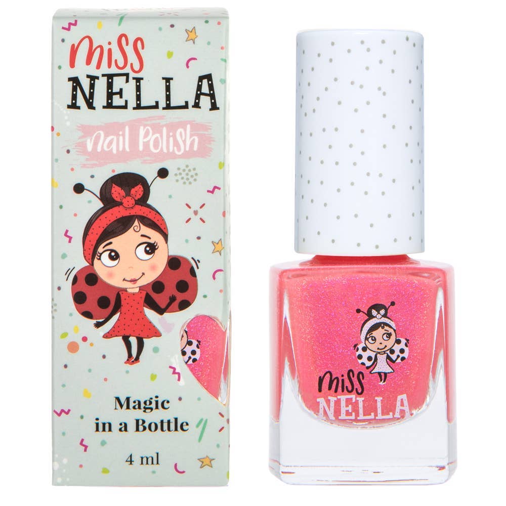 Tickle Me Pink Kids Peel Off Odour Free Nail Polish - Miss Nella US Skincare sold by Rosebud & Jo