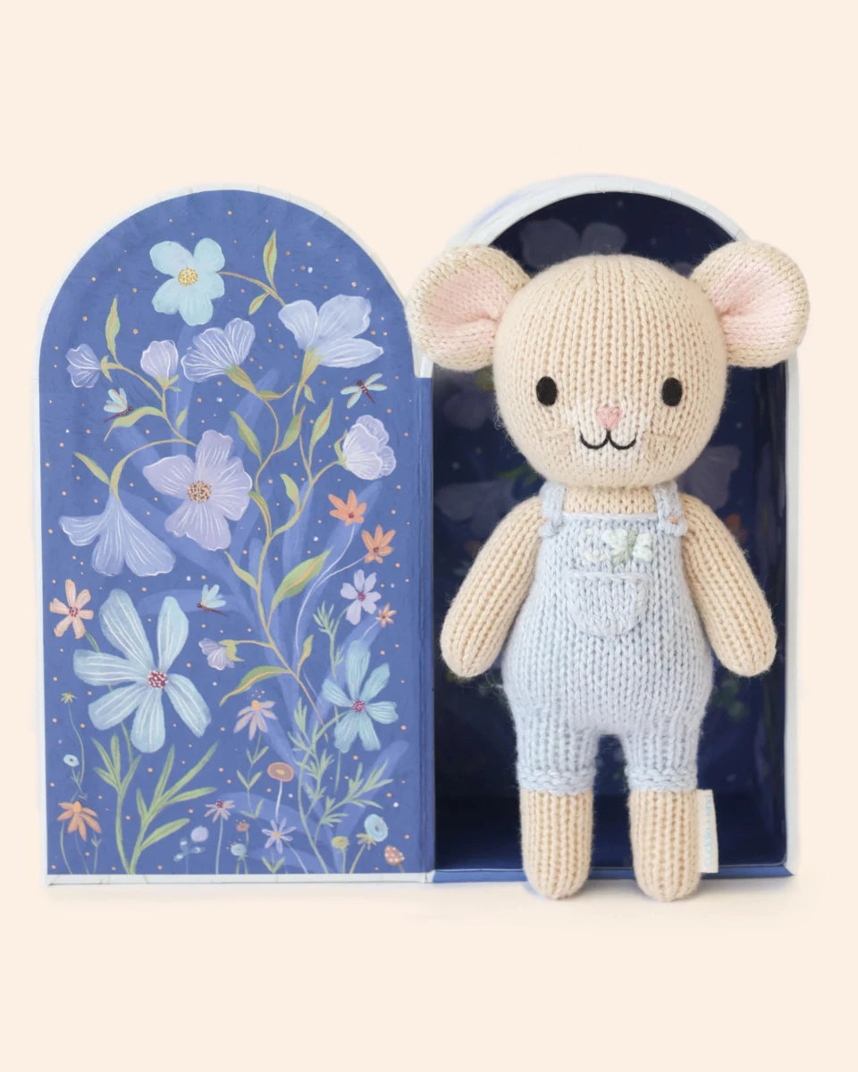 Tiny Bailey the Mouse - Cuddle + Kind Stuffed Animals sold by Rosebud & Jo