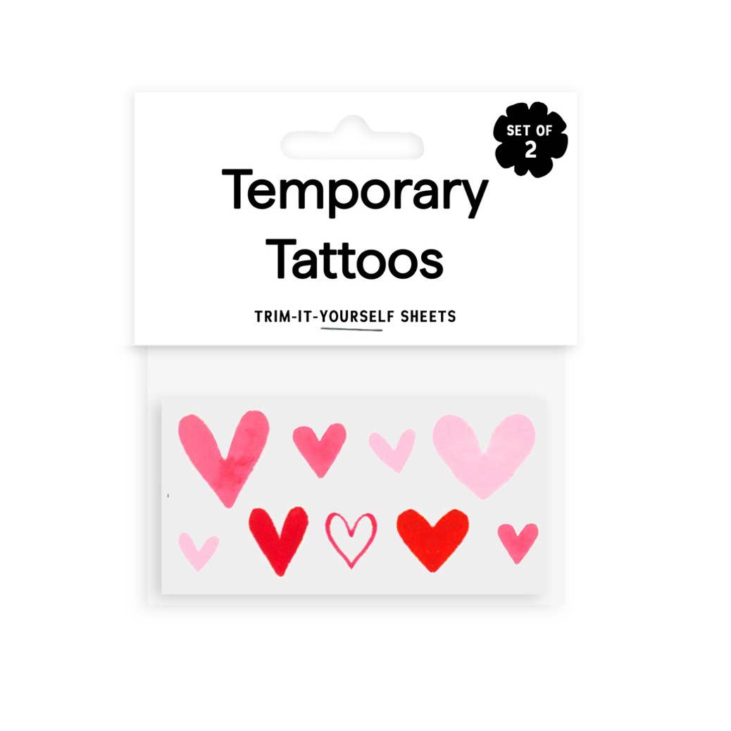 Tiny Hearts Temporary Tattoos - Saint Tattoos Toy sold by Rosebud & Jo