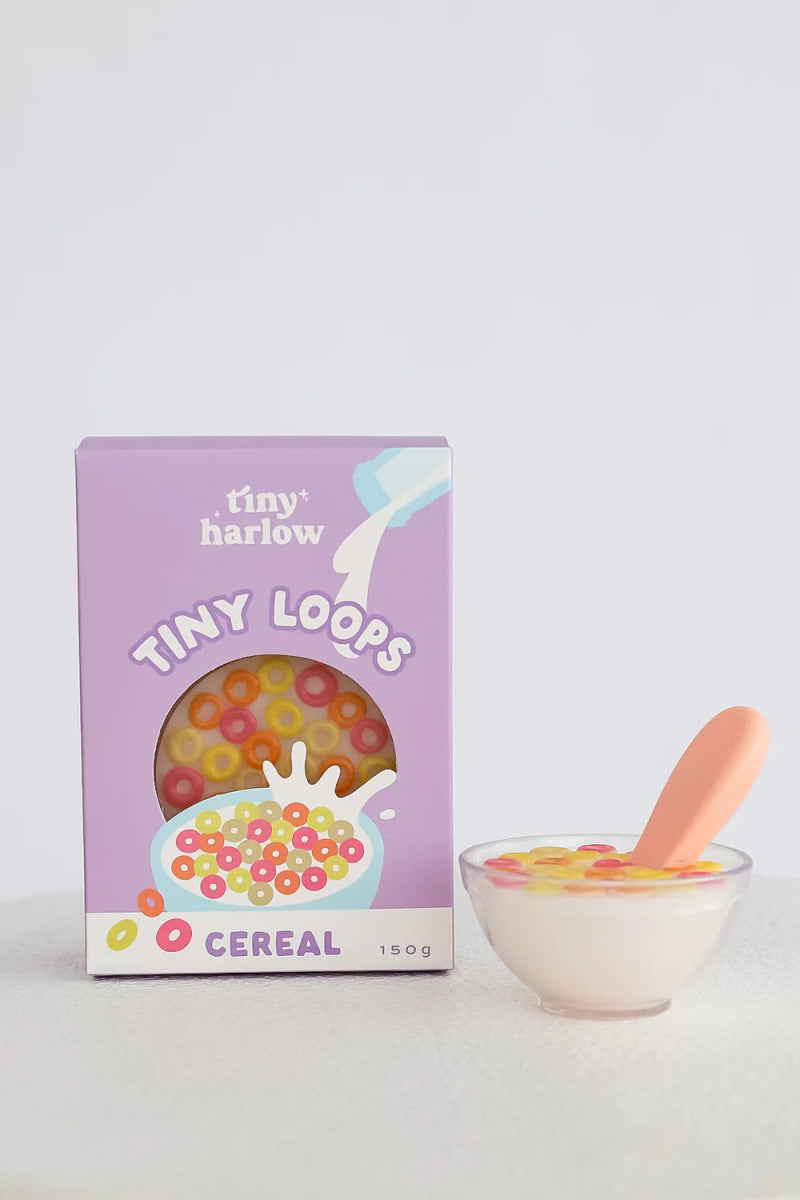 Tiny Loops Cereal Bowl Tiny Tummies Set - Tiny Harlow - North America Toy sold by Rosebud & Jo