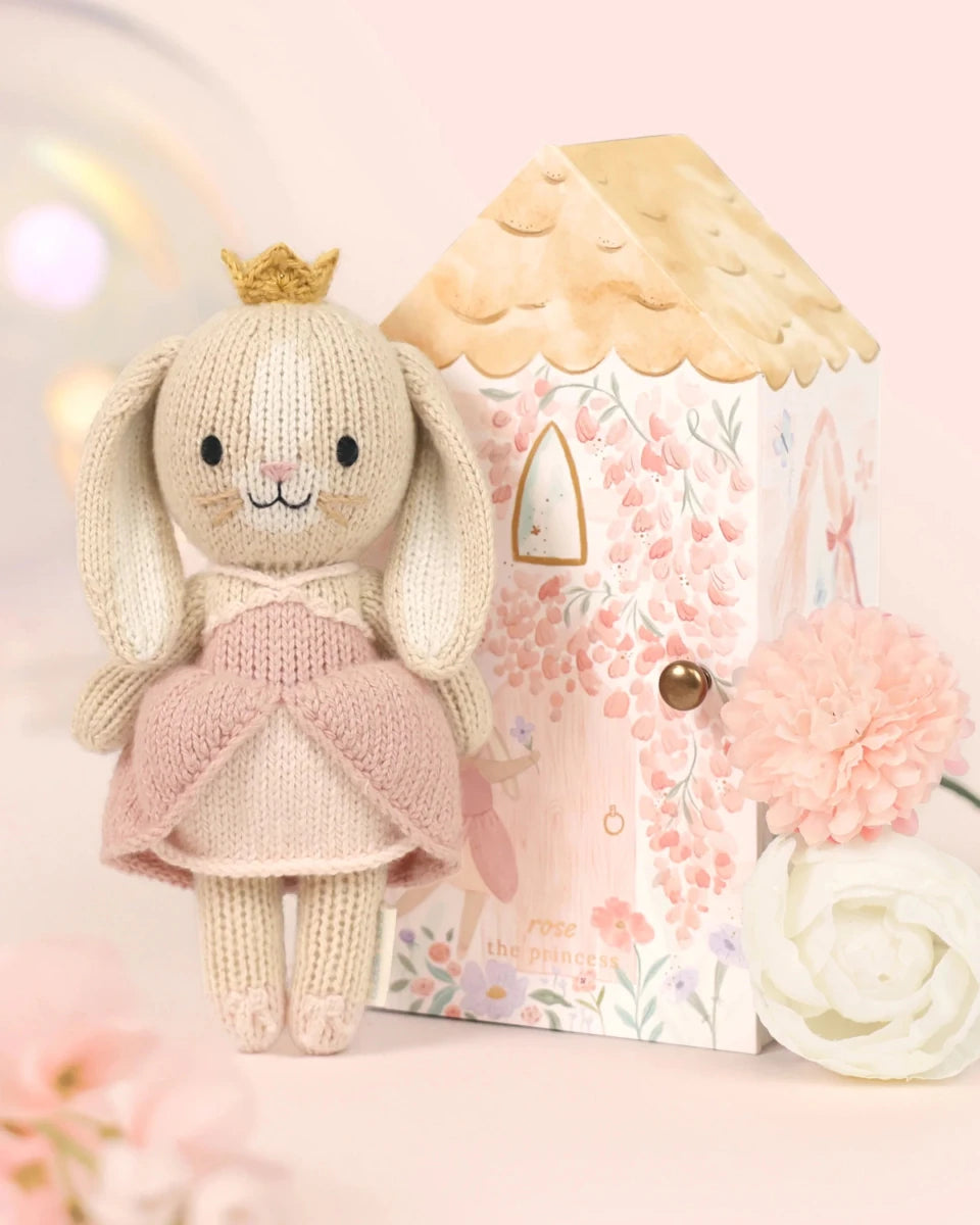 Tiny Rose the Princess - Cuddle + Kind Stuffed Animals sold by Rosebud & Jo