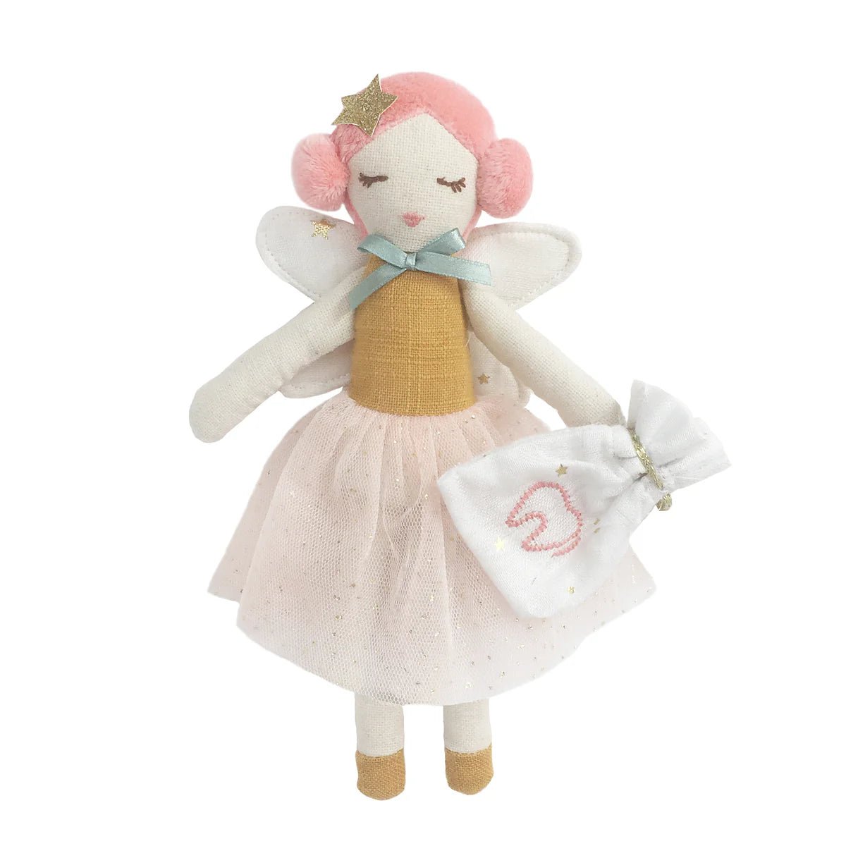 Tooth Fairy Doll with Pouch - MON AMI Toys sold by Rosebud & Jo