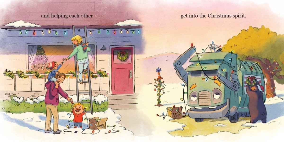 Trash Truck's Christmas Board Book by Max Keane - HarperCollins Books sold by Rosebud & Jo