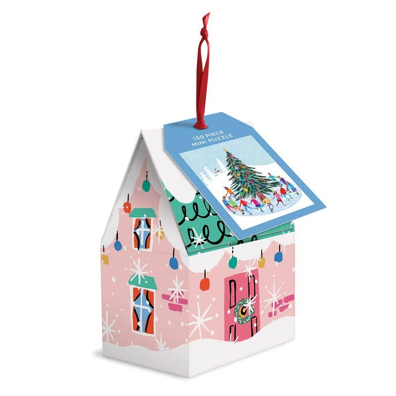Tree Skaters 130 Piece Puzzle Ornament - Chronicle Books Toys sold by Rosebud & Jo