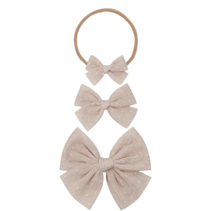 Tulle Bow Headband - Lou Lou & Company Hair Accessory sold by Rosebud & Jo