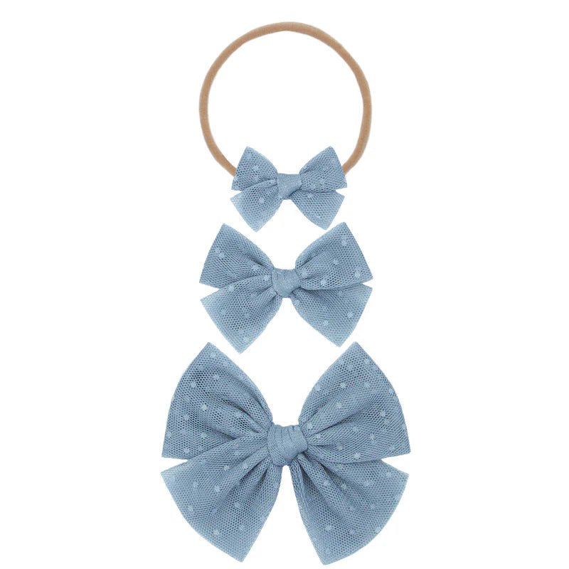 Tulle Bow Headband - Lou Lou & Company Hair Accessory sold by Rosebud & Jo