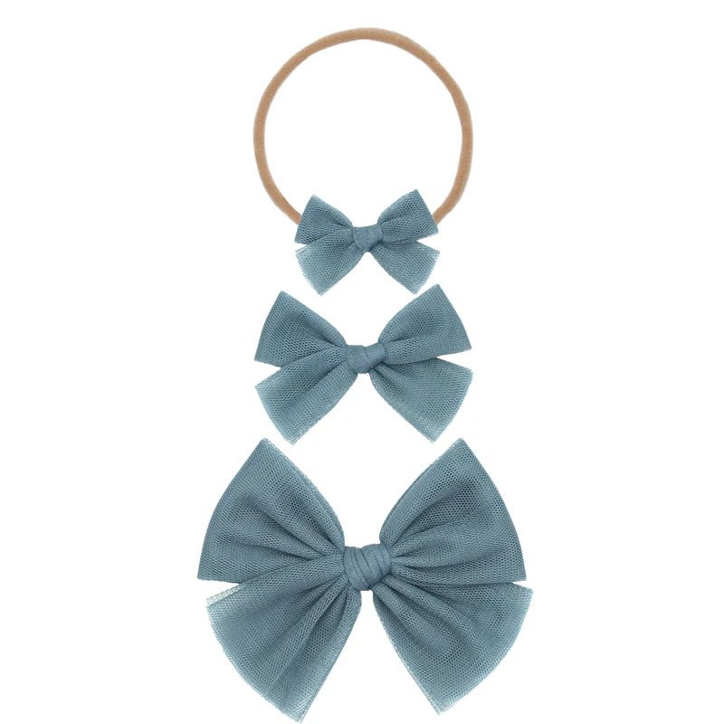 Tulle Bow Headband - Lou Lou & Company Hair Accessory sold by Rosebud & Jo