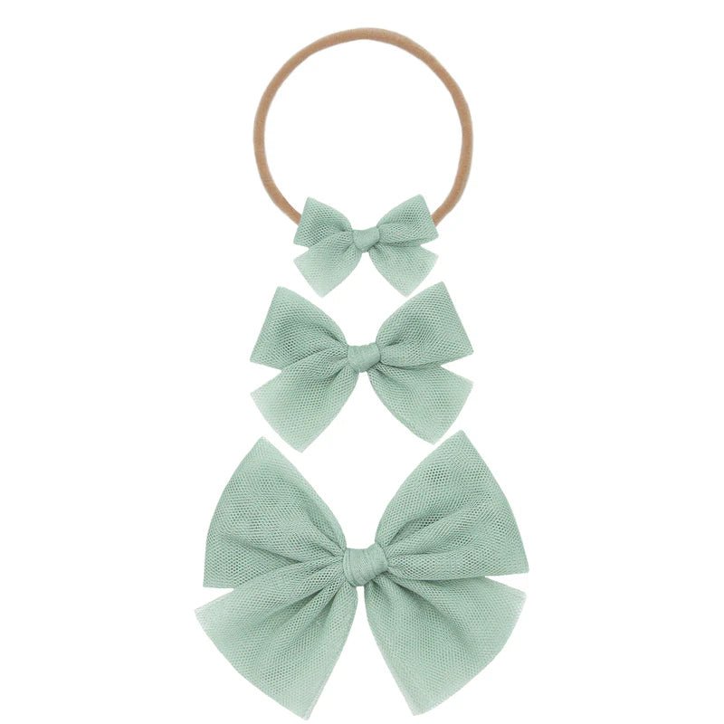 Tulle Bow Headband - Lou Lou & Company Hair Accessory sold by Rosebud & Jo