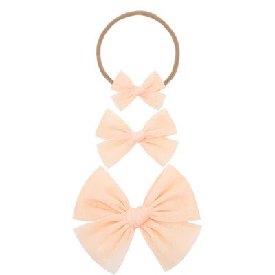 Tulle Bow Headband - Lou Lou & Company Hair Accessory sold by Rosebud & Jo