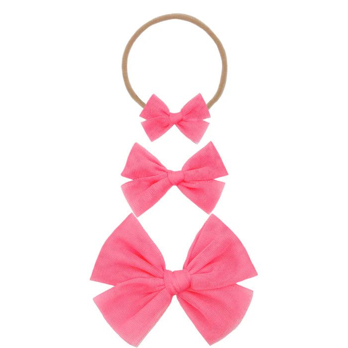 Tulle Bow Headband - Lou Lou & Company Hair Accessory sold by Rosebud & Jo