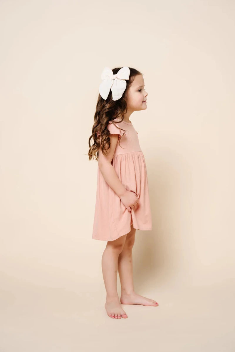 Twirl Dress - Audrey Ribbed - Lou Lou & Company Dresses sold by Rosebud & Jo