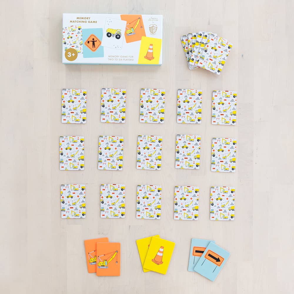 Under Construction Memory Match Game - Jollity & Co. + Daydream Society Toys sold by Rosebud & Jo