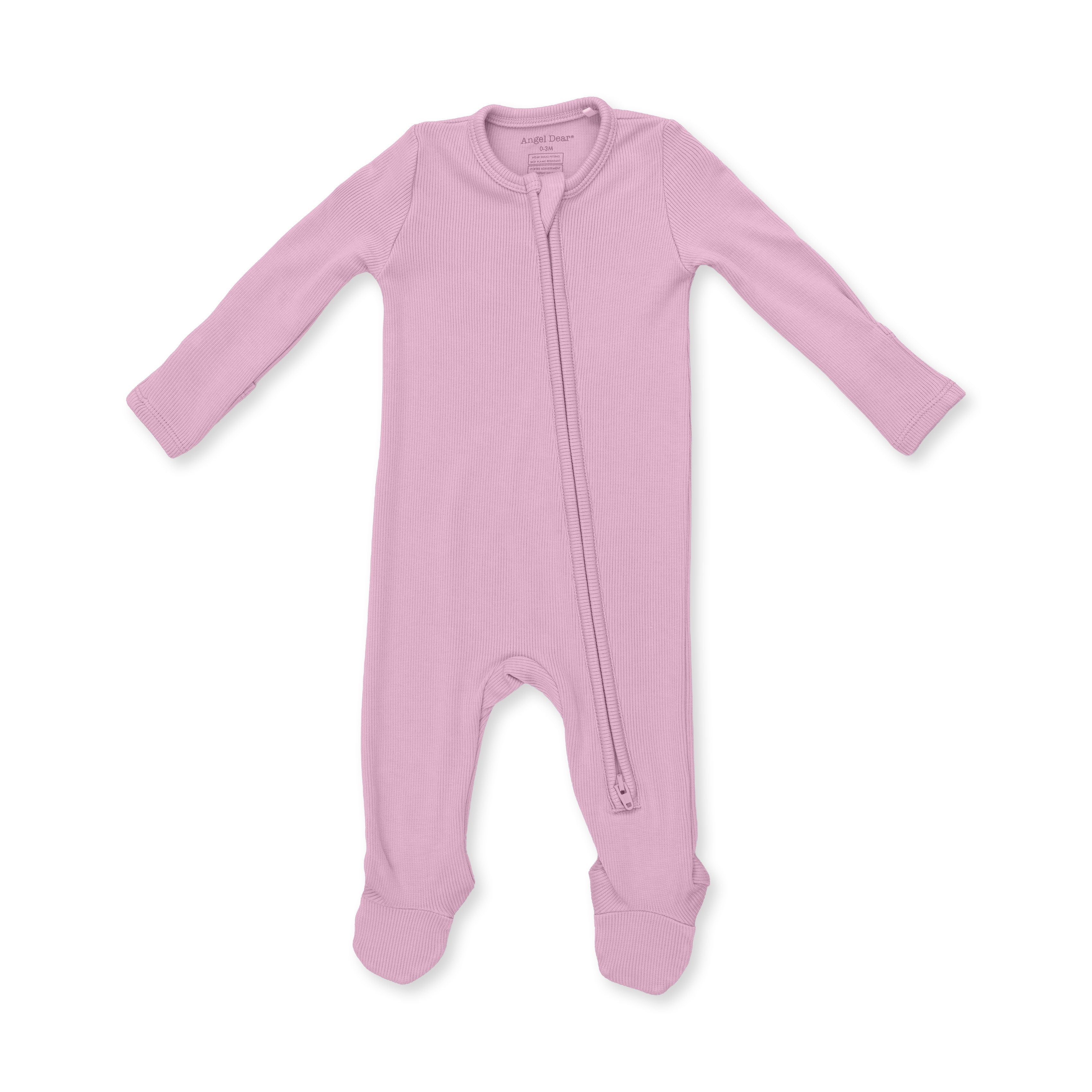 Solid Lilas - 2 Way Zipper Footie