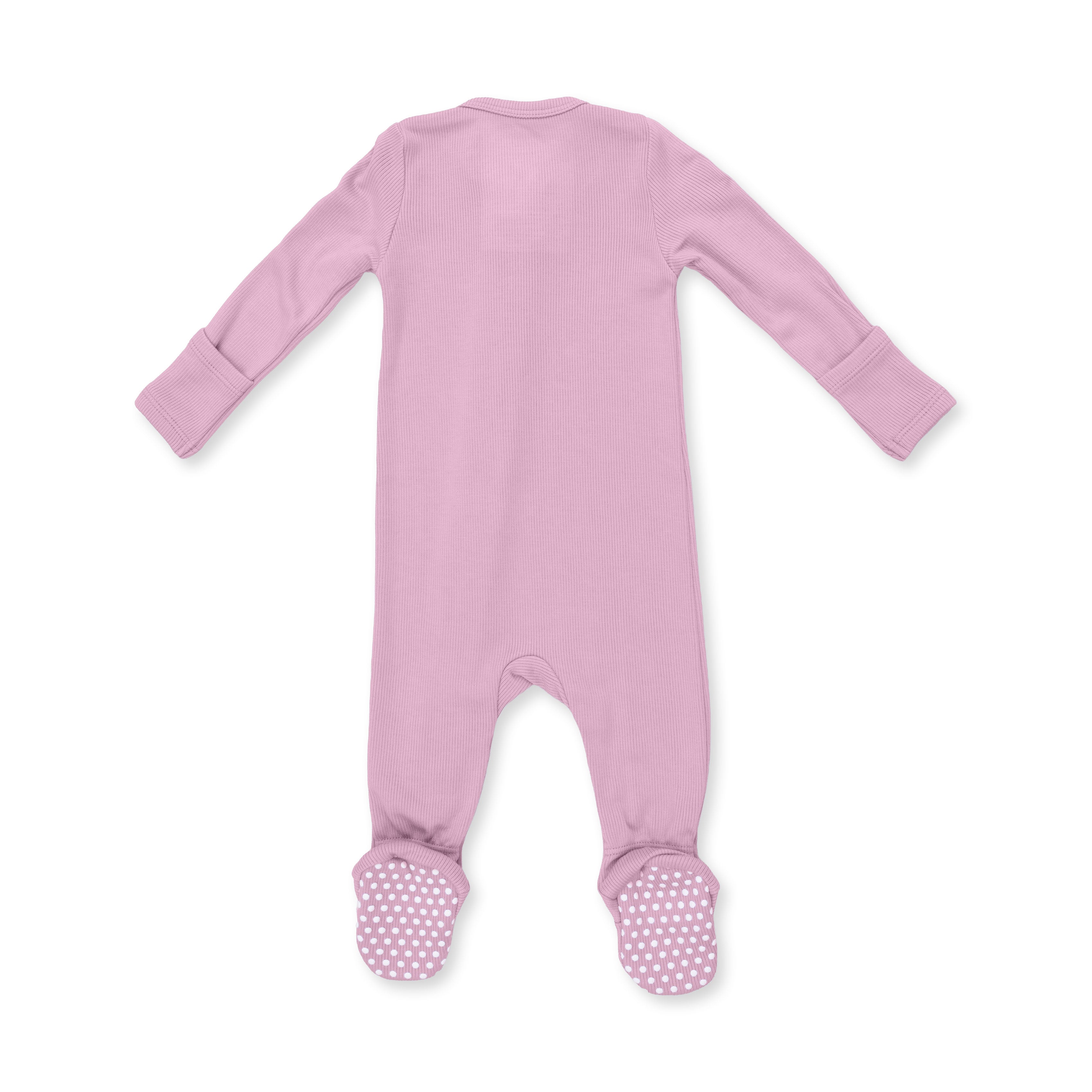 Solid Lilas - 2 Way Zipper Footie