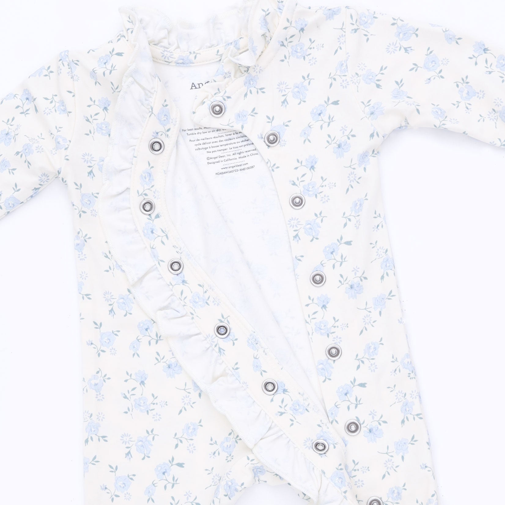 Rose Briar - Kimono Ruffle Snap Footie