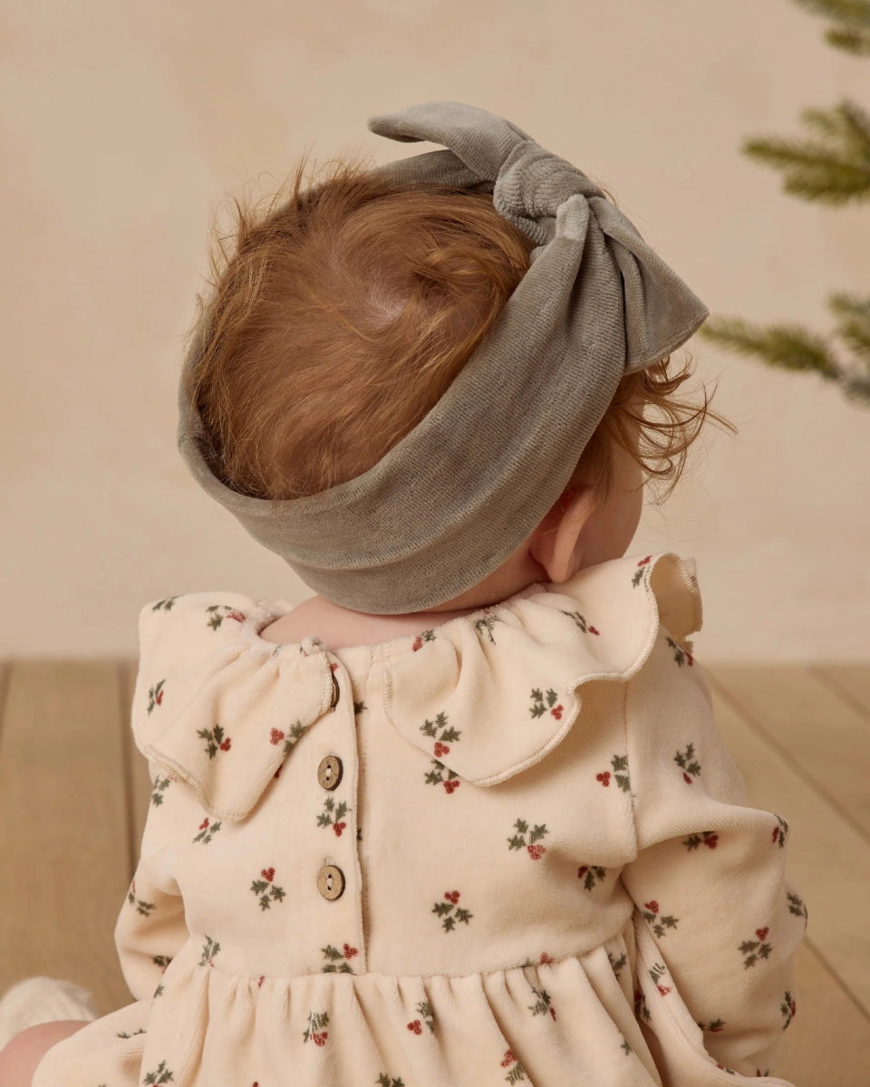 Velour Bow Headband - Quincy Mae Hair Accessory sold by Rosebud & Jo