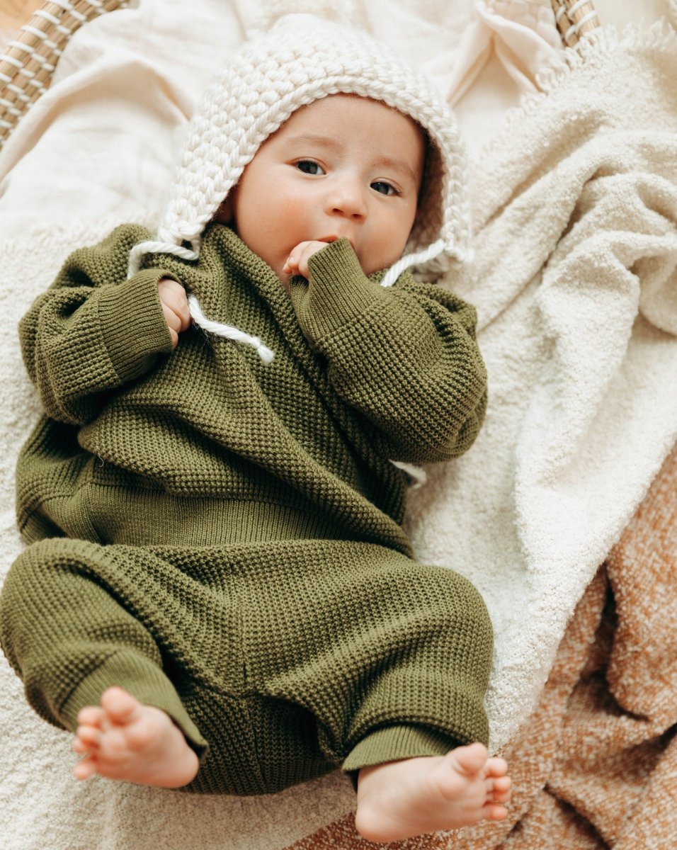 Waffle Knit Joggers - Dear Hayden Baby & Toddler Clothing sold by Rosebud & Jo