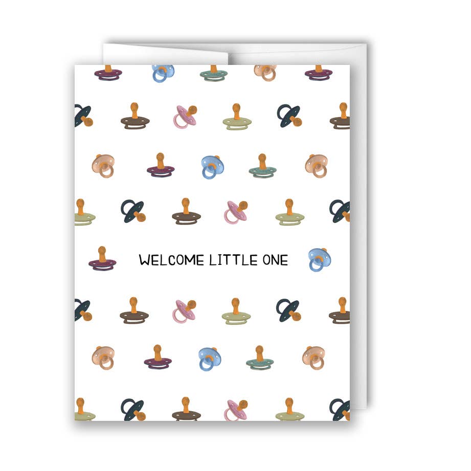 Welcome Little One Gender Neutral Card - Saint & Company Card sold by Rosebud & Jo