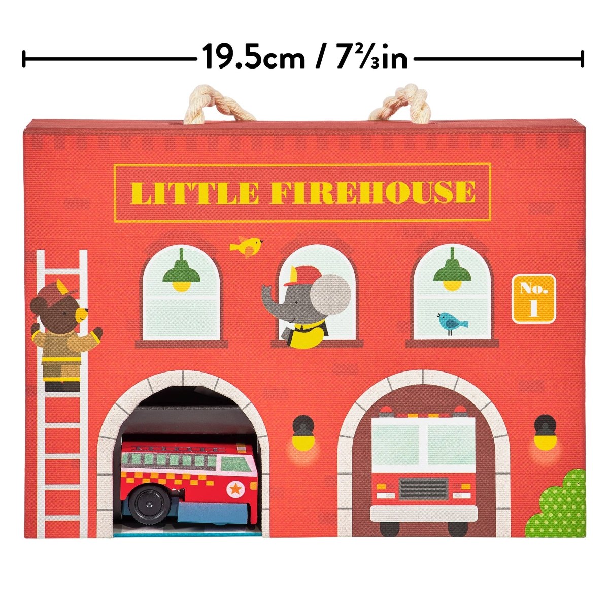 Wind Up & Go Fire Station Play Set - Chronicle Books Toys sold by Rosebud & Jo