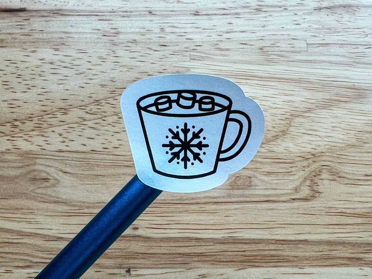 Winter Theme Color Your Own Stickers - Calenlou Crafts Stickers sold by Rosebud & Jo