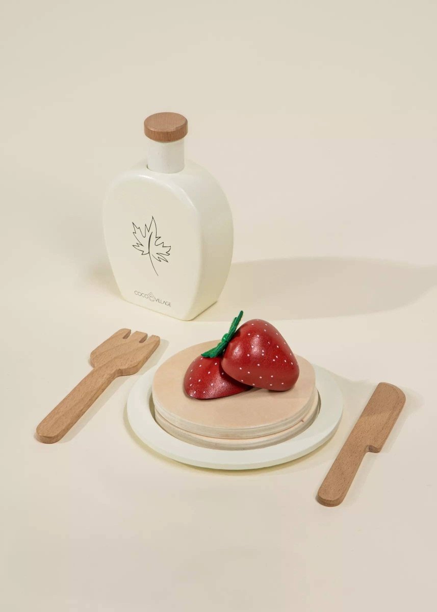 Wooden Brunch Playset - Coco Village Toys sold by Rosebud & Jo