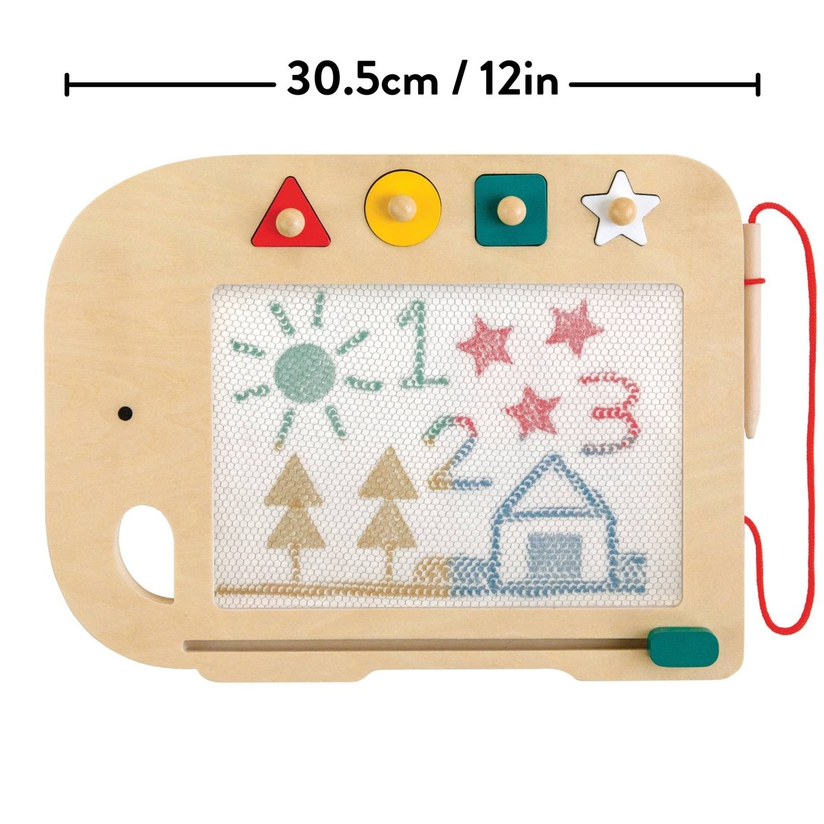 Wooden Elephant Magic Drawing Board - Chronicle Books Toy sold by Rosebud & Jo