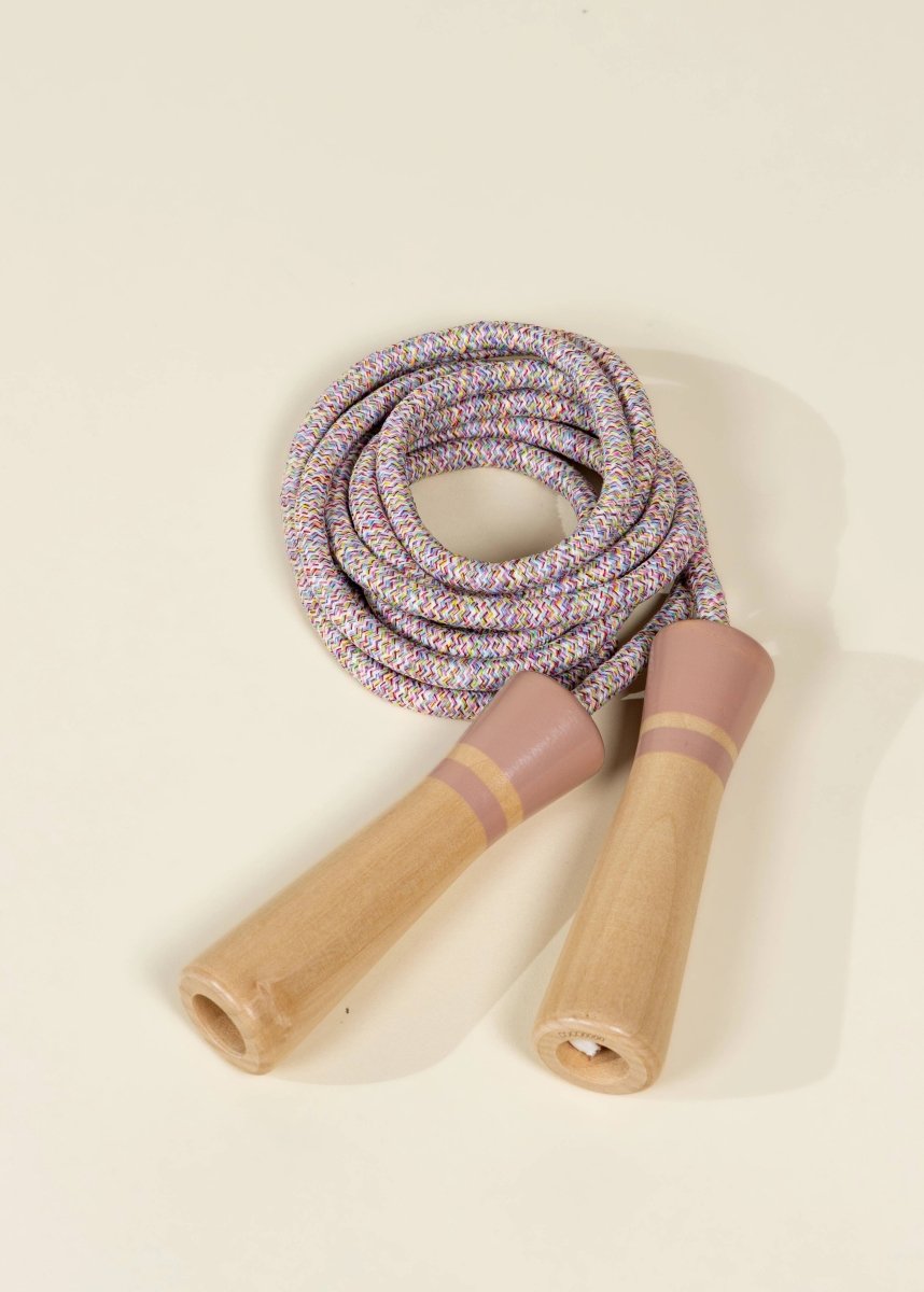 Wooden Handle Skipping Rope – Candy Pop - Coco Village Toys sold by Rosebud & Jo