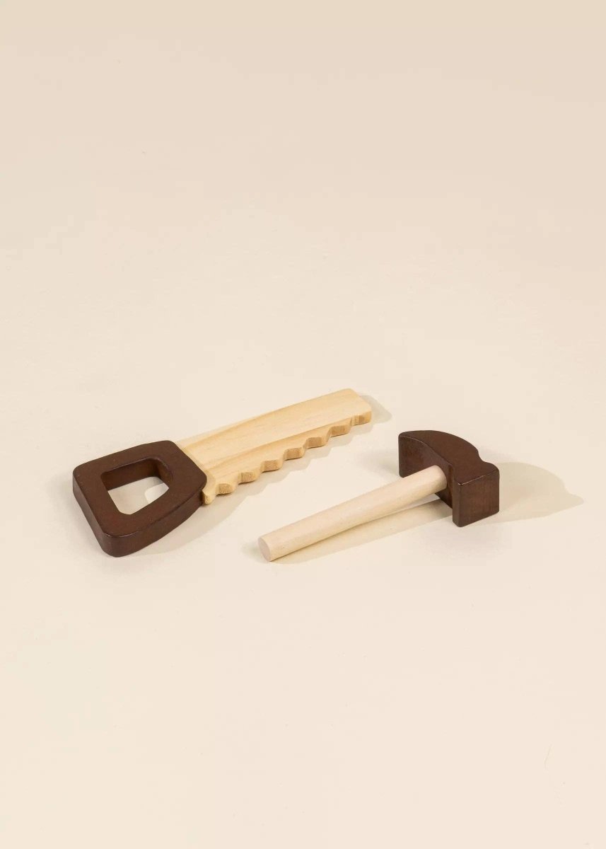 Wooden Tool Playset - Coco Village Toys sold by Rosebud & Jo