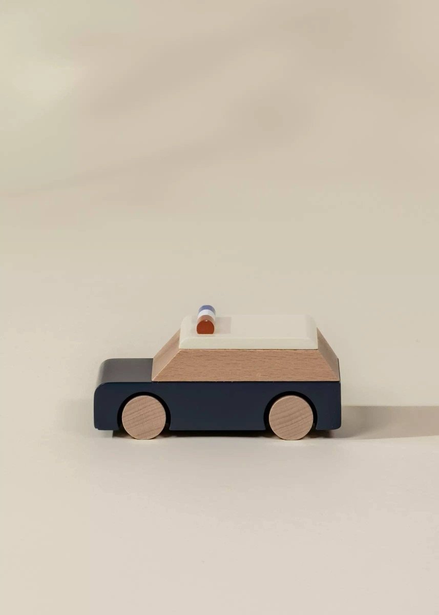 Wooden Vehicle - Police Car - Coco Village Toys sold by Rosebud & Jo