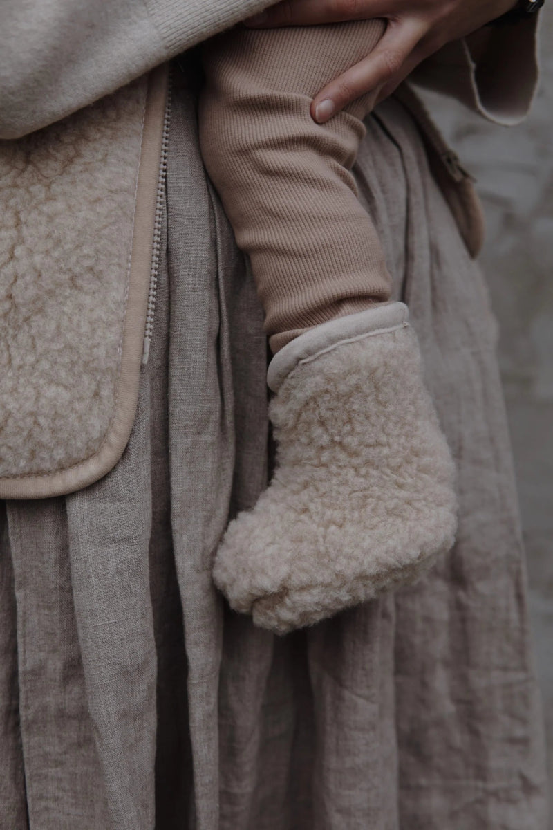Wool Booties - A Basic Brand Baby & Toddler Clothing sold by Rosebud & Jo