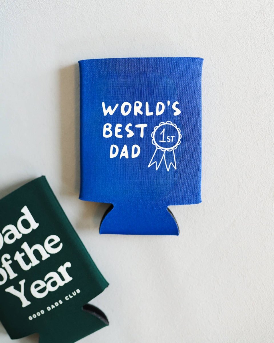 World’s Best Dad Drink Koozie - Polished Prints sold by Rosebud & Jo